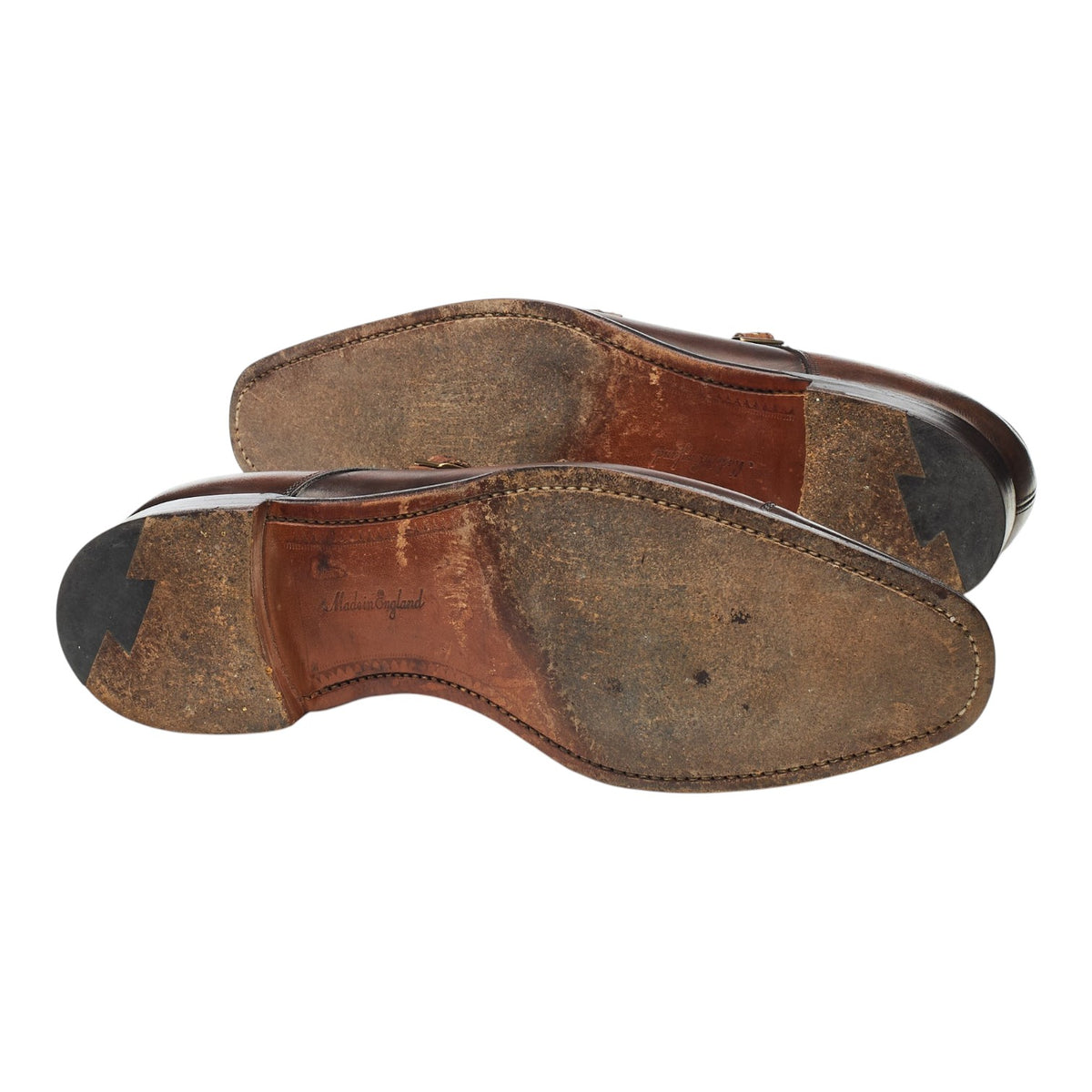 Bodileys 'Lyndon ll' Brown Leather Double Monk Strap UK 8 F