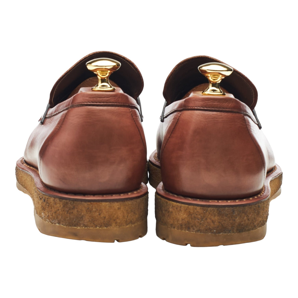 Brown Leather Loafers UK 9