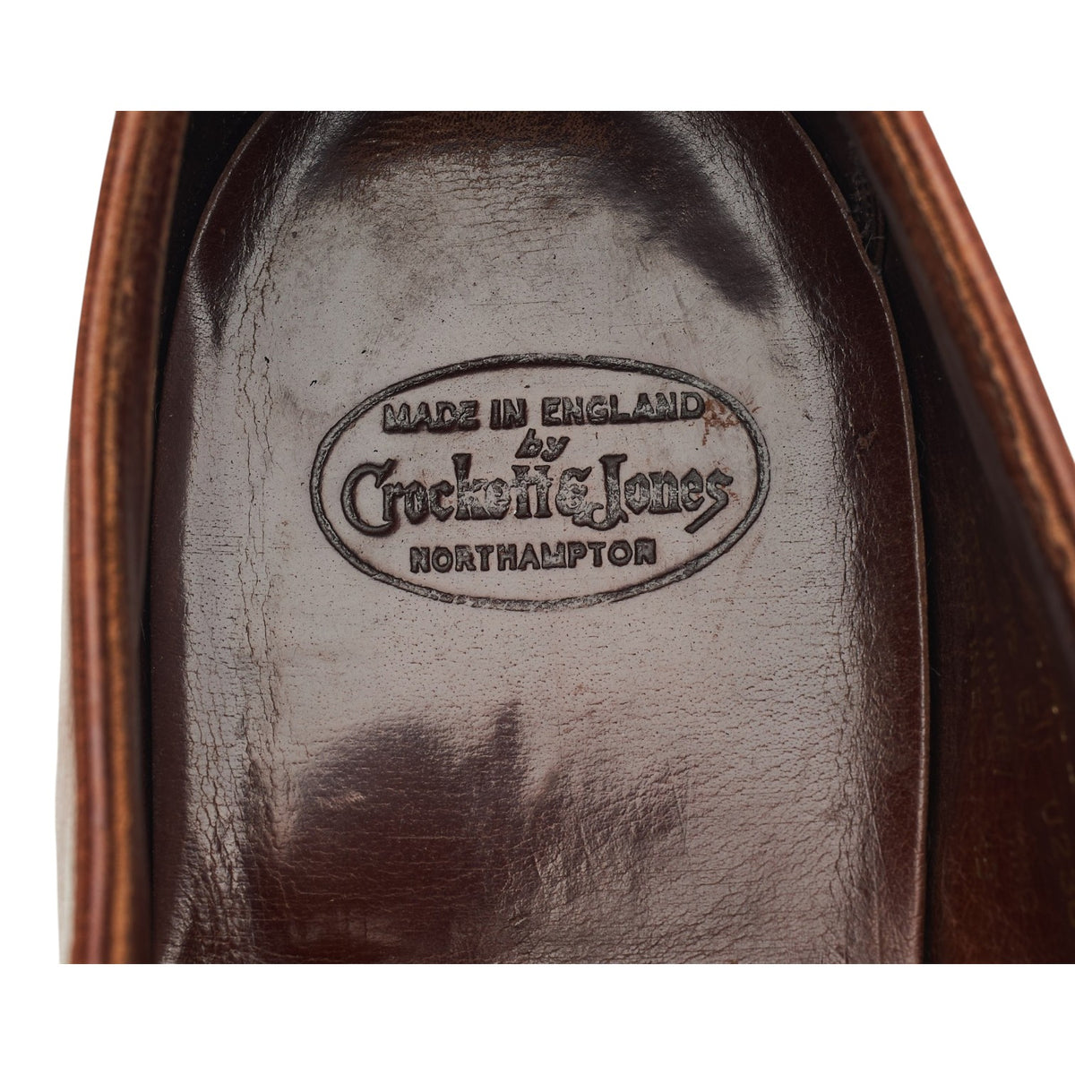 'Belgrave' Tan Brown Leather Oxford Brogues UK 9.5 E