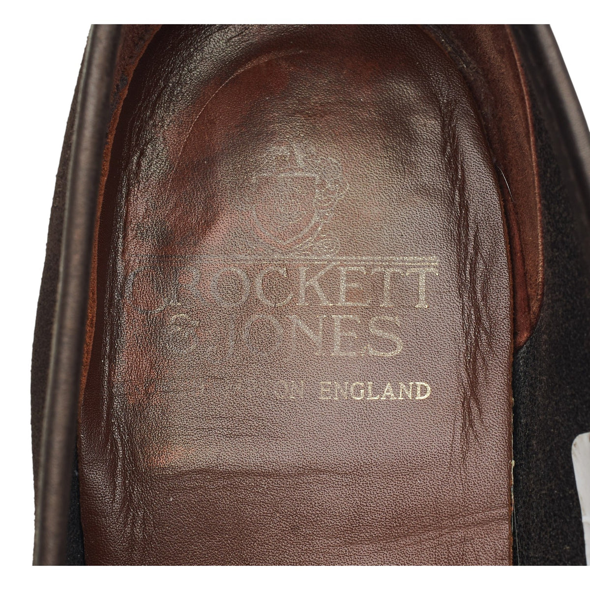 'Seaton' Dark Brown Suede Loafers UK 8 E