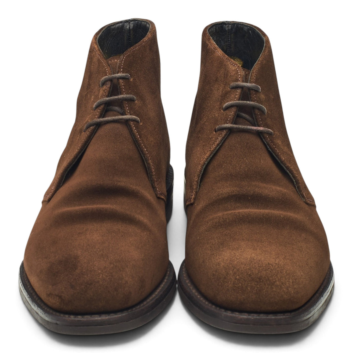 Herring 'Gosforth' Dark Brown Suede Chukka Boots UK 7 F