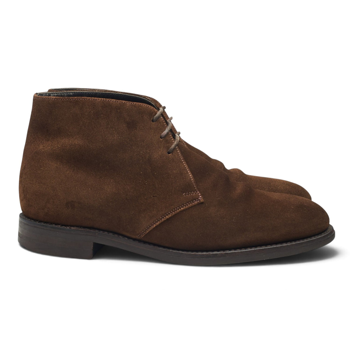 Herring 'Gosforth' Dark Brown Suede Chukka Boots UK 7 F