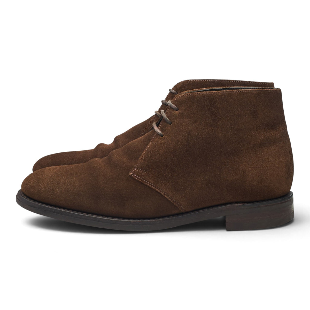 Herring 'Gosforth' Dark Brown Suede Chukka Boots UK 7 F