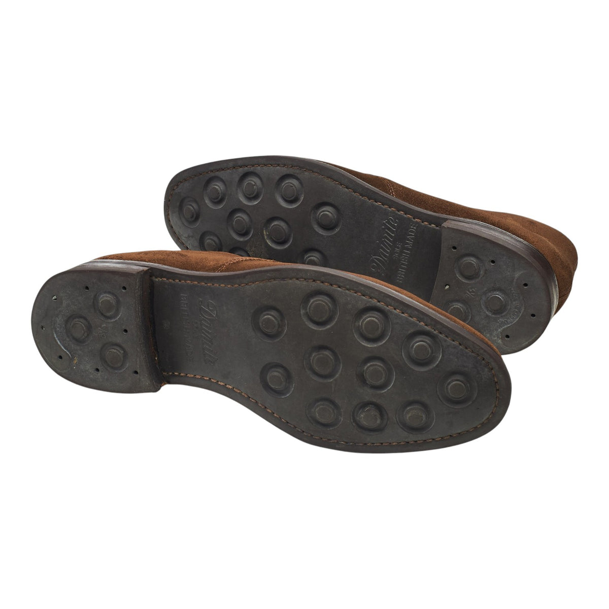 Herring 'Gosforth' Dark Brown Suede Chukka Boots UK 7 F