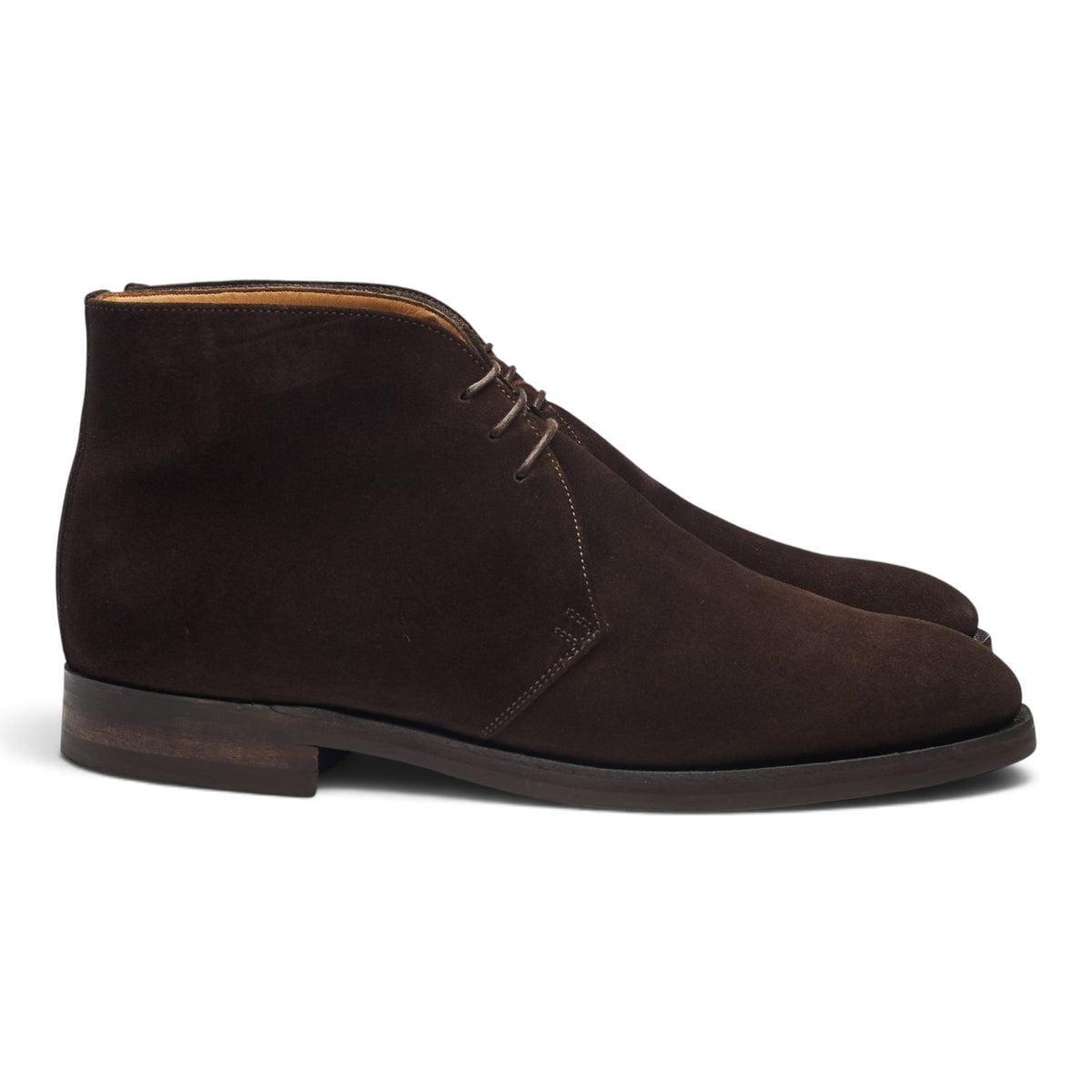 'Guildford' Dark Brown Suede Chukka Boots UK 10.5 F