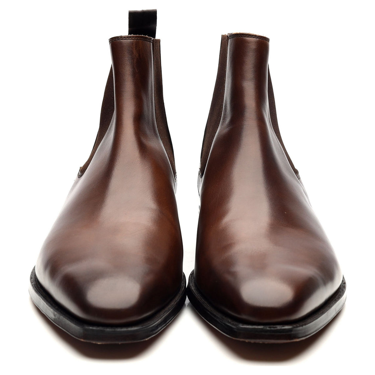 &#39;Lingfield&#39; Dark Brown Leather Chelsea Boots UK 9 E