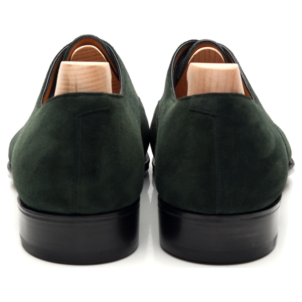 &#39;Cambridge&#39; Dark Green Suede Oxford UK 8.5 E