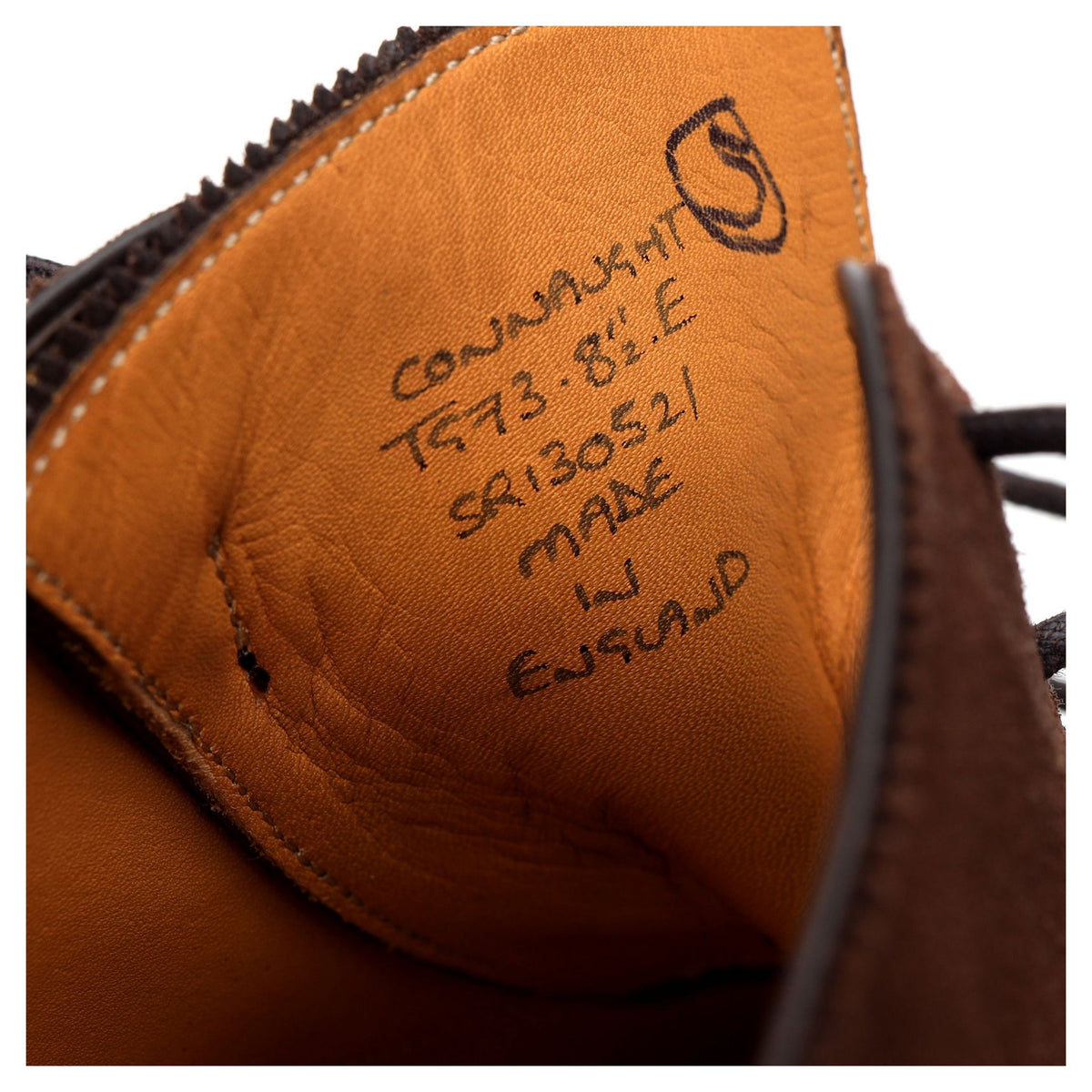 &#39;Connaught&#39; Brown Suede Oxford UK 8.5 E