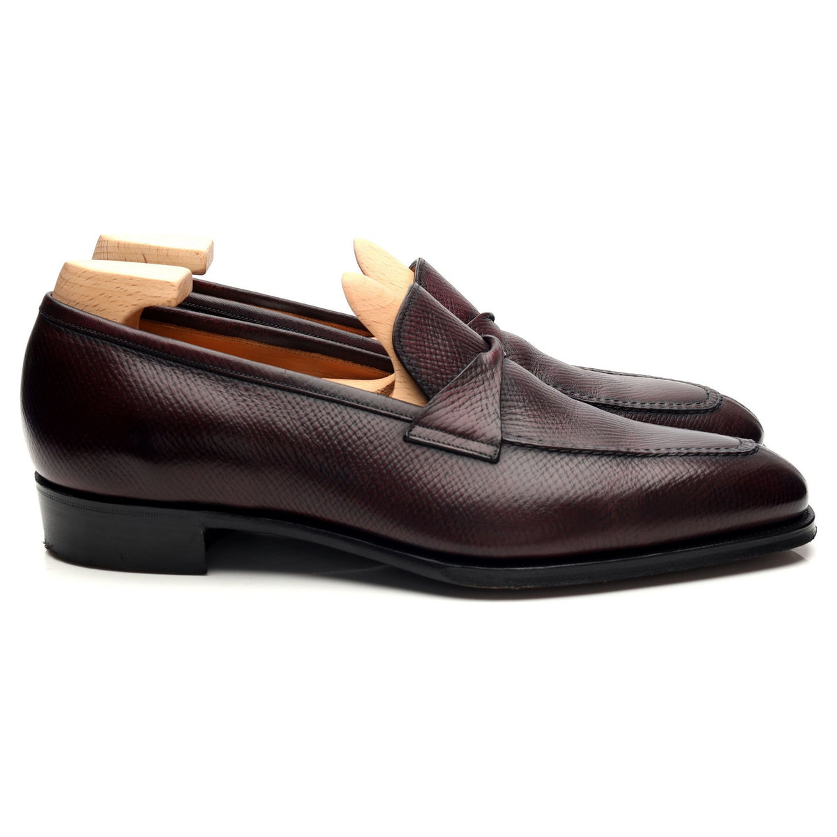 &#39;Antibes 2&#39; Burgundy Leather Loafers UK 8.5 E