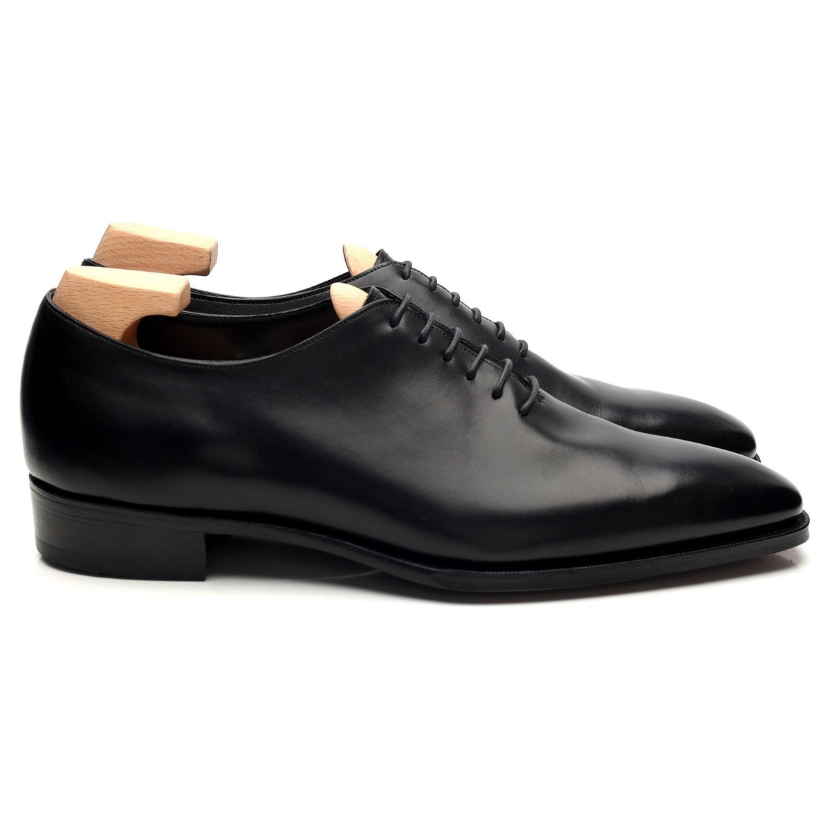 &#39;Sinatra&#39; Black Leather Wholecut Oxford UK 8.5 E