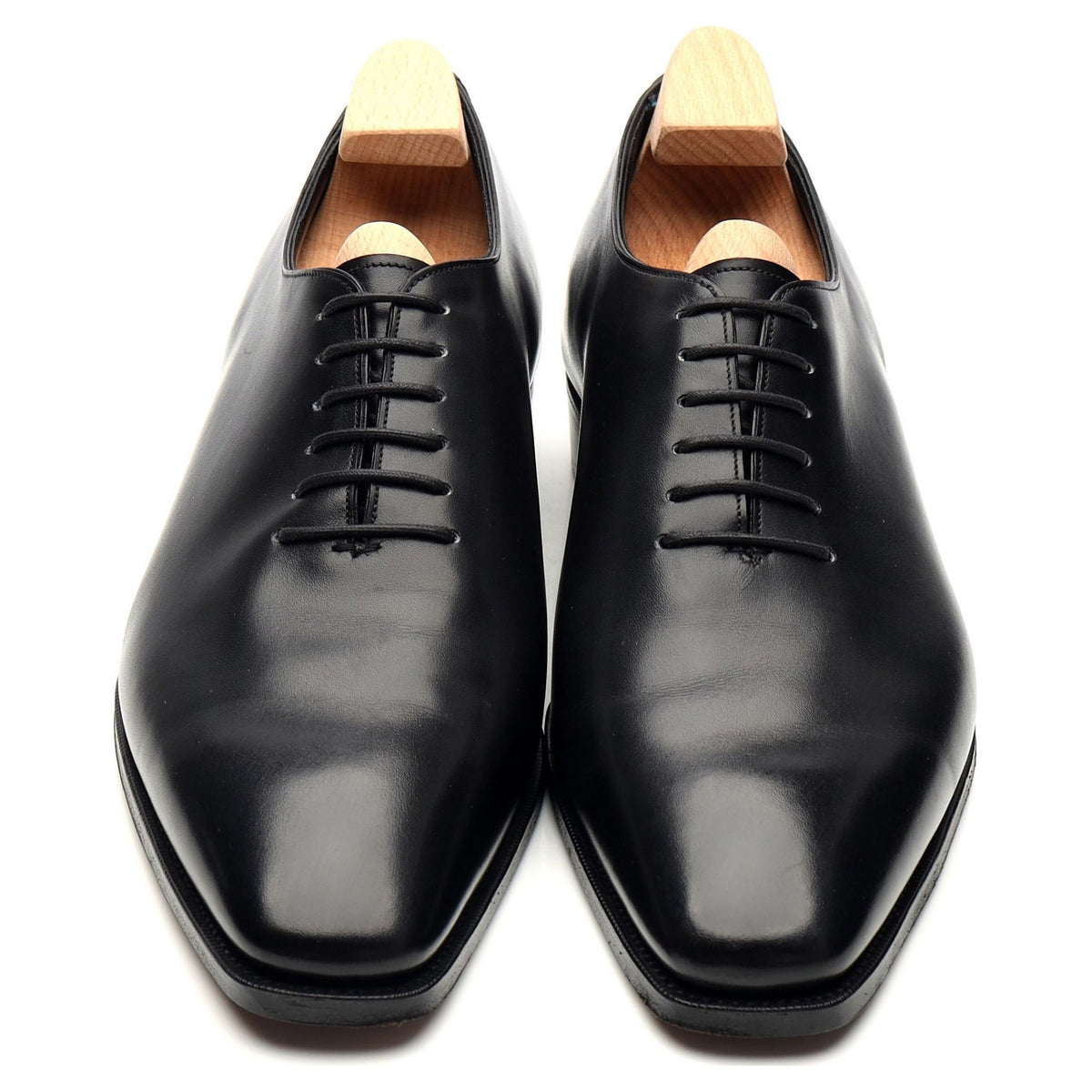 &#39;Sinatra&#39; Black Leather Wholecut Oxford UK 8.5 E