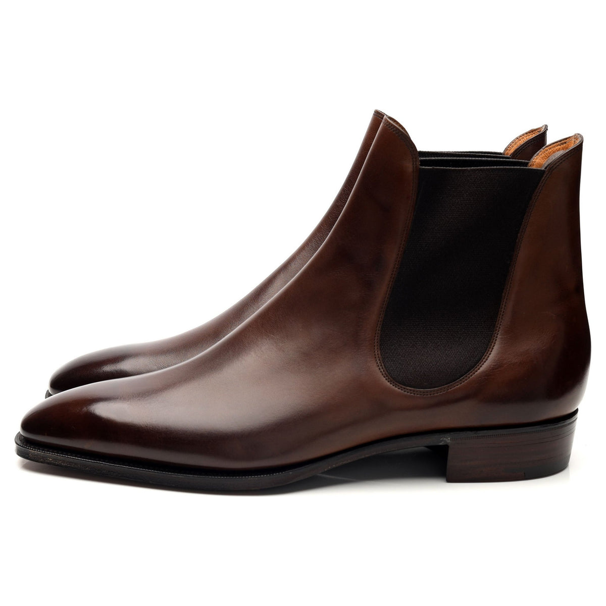 &#39;Burnham&#39; Dark Brown Leather Chelsea Boots UK 8.5 E