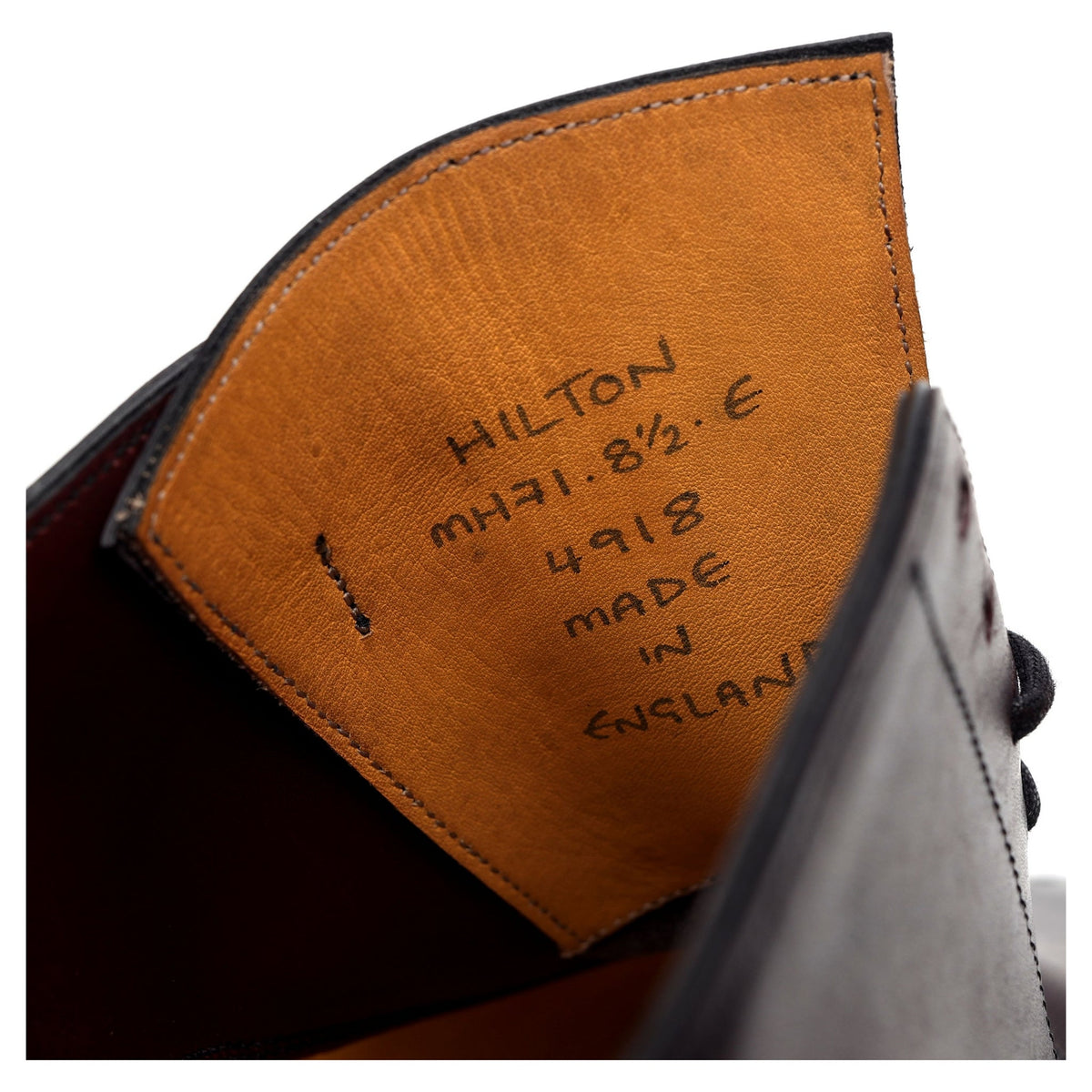 &#39;Hilton&#39; Burgundy Leather Oxford UK 8.5 E