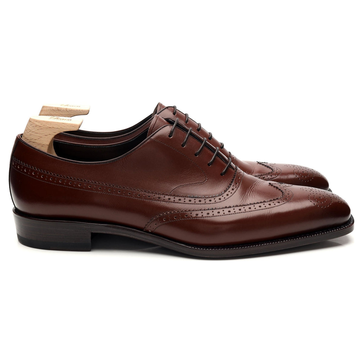 &#39;OXF 593&#39; Brown Leather Oxford Brogues UK 8.5