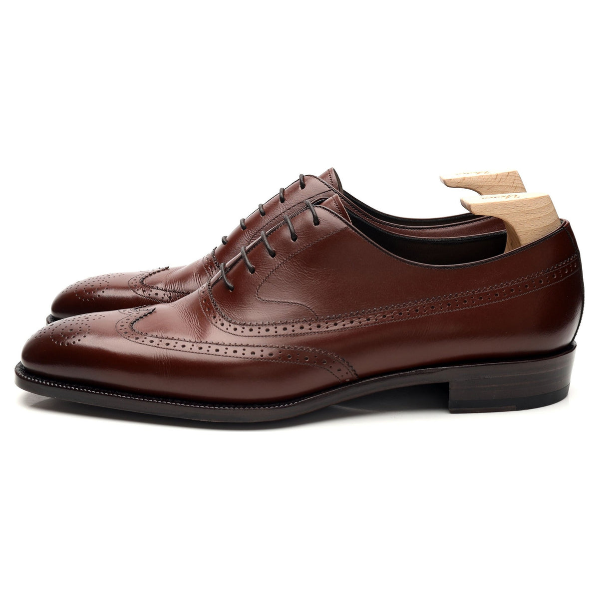 &#39;OXF 593&#39; Brown Leather Oxford Brogues UK 8.5