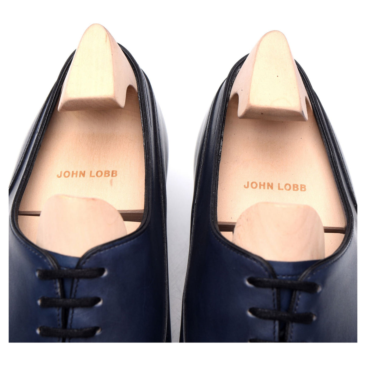 &#39;Alford&#39; Navy Blue Leather Oxford UK 9 E