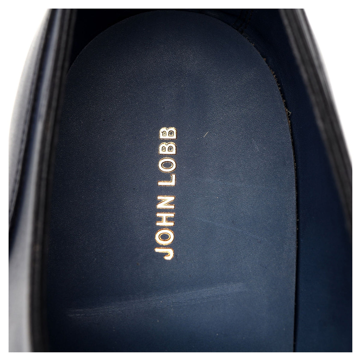 &#39;Alford&#39; Navy Blue Leather Oxford UK 9 E