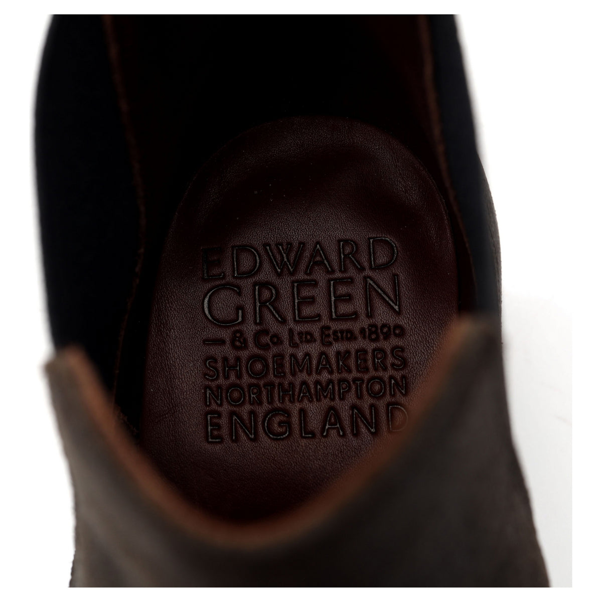 &#39;Govan&#39; Grey Waxed Suede Chelsea Boots UK 5 E