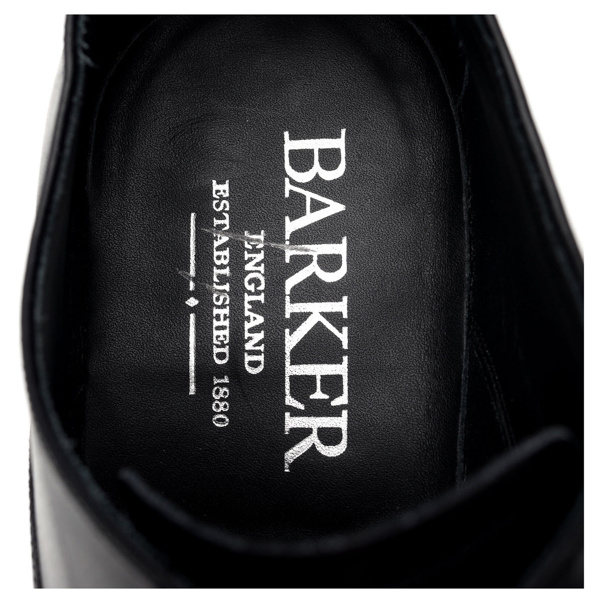 &#39;Bank&#39; Black Leather Oxford UK 8.5 G