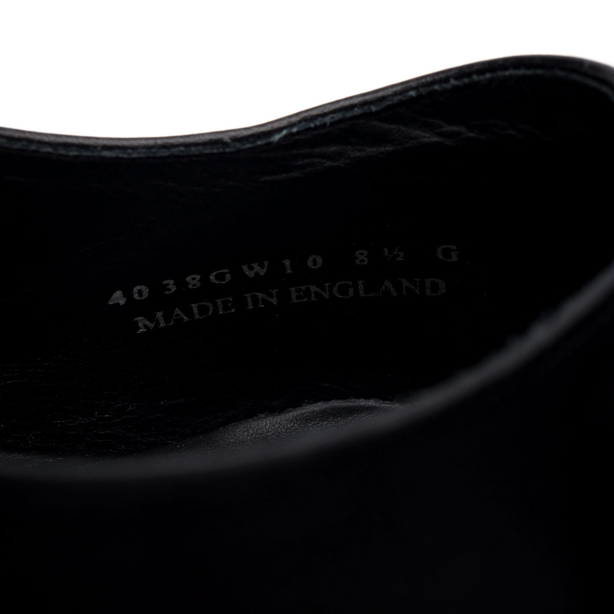 &#39;Bank&#39; Black Leather Oxford UK 8.5 G