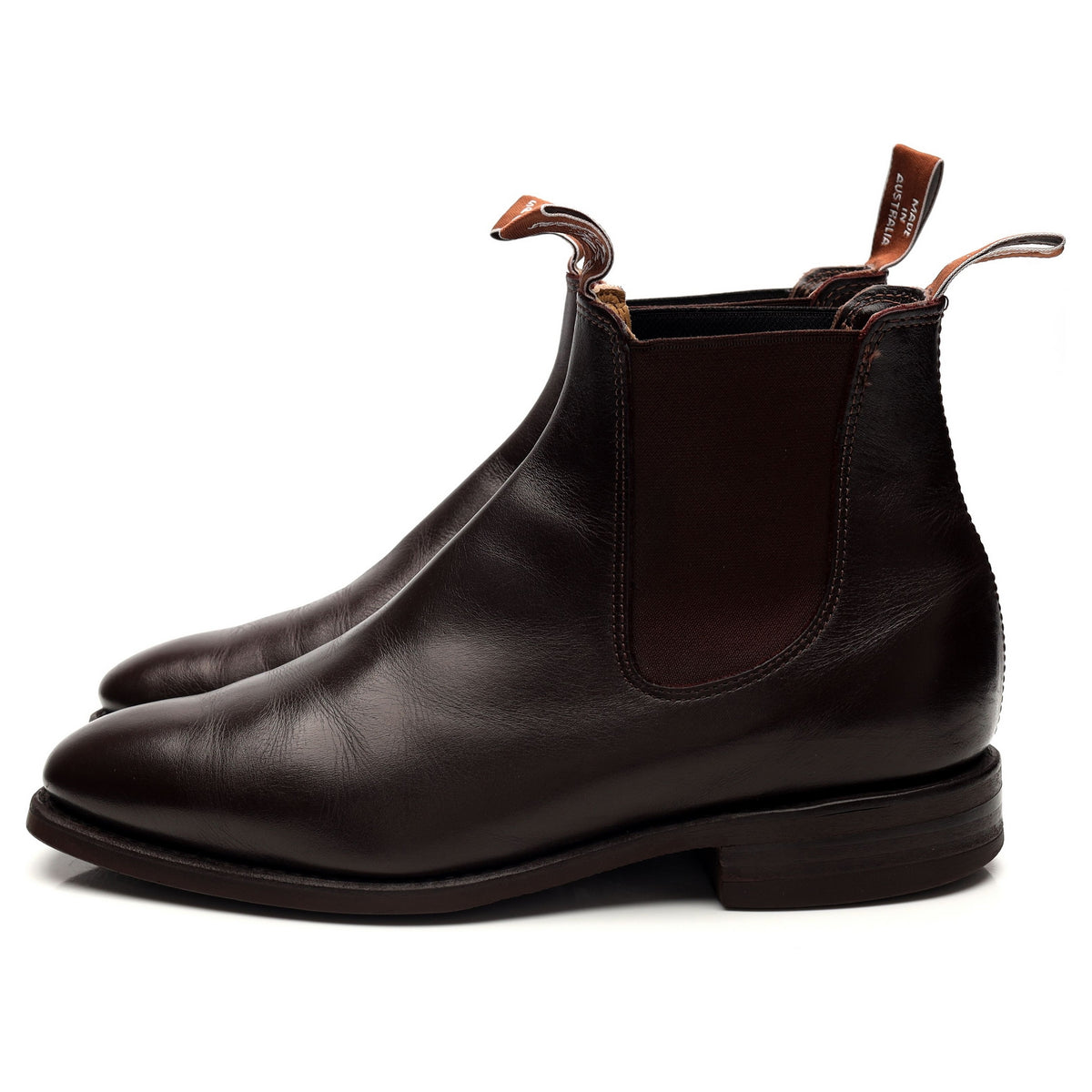 &#39;Comfort Craftsman&#39; Dark Brown Leather Chelsea Boots UK 7.5 G