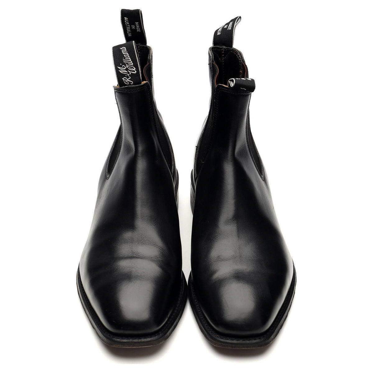 &#39;Craftsman&#39; Black Leather Chelsea Boots UK 10.5 G