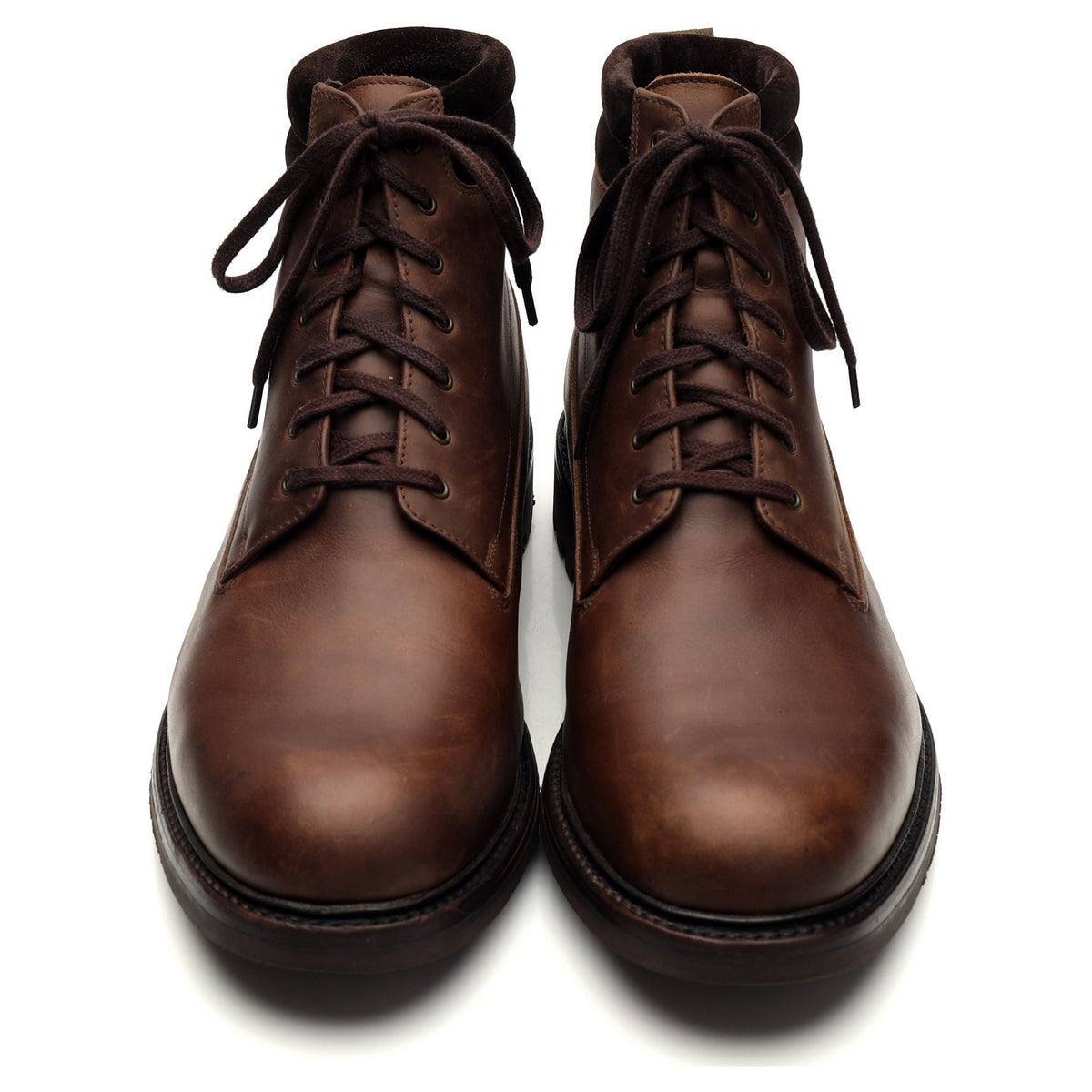 1880 &#39;Kirkby&#39; Brown Leather Boots UK 10 G