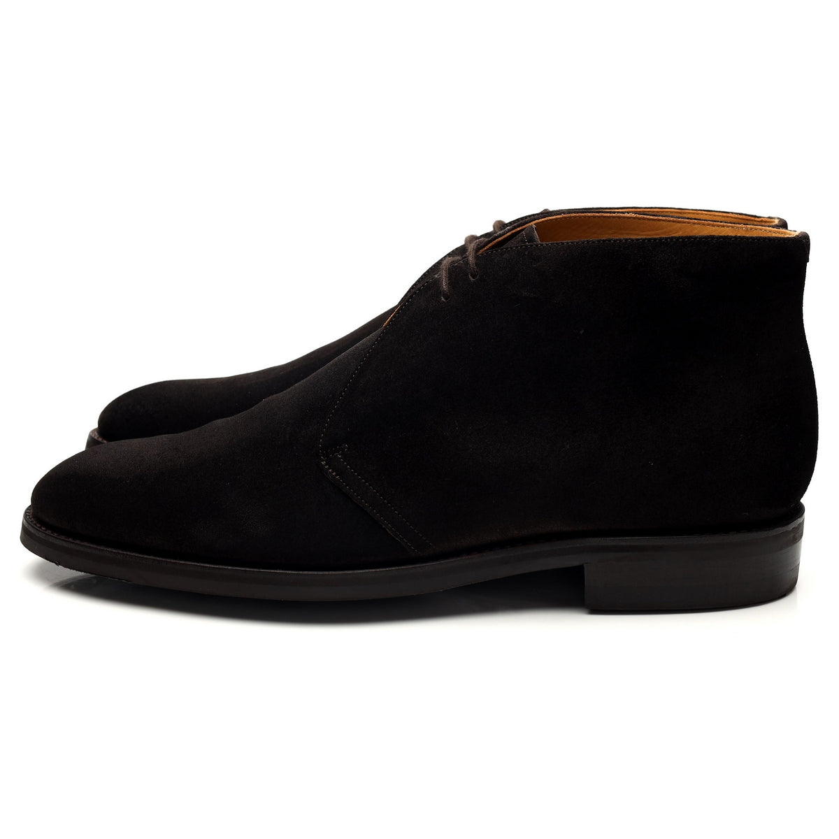 &#39;Sandwell&#39; Dark Brown Suede Chukka Boots UK 10.5 F