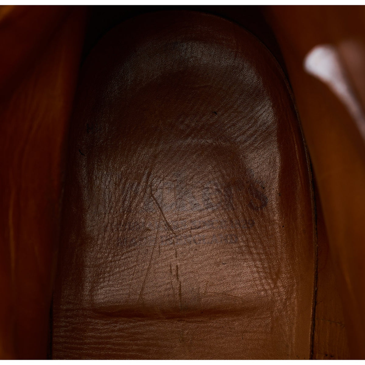 'Stow' Black Leather Brogue Boots UK 10