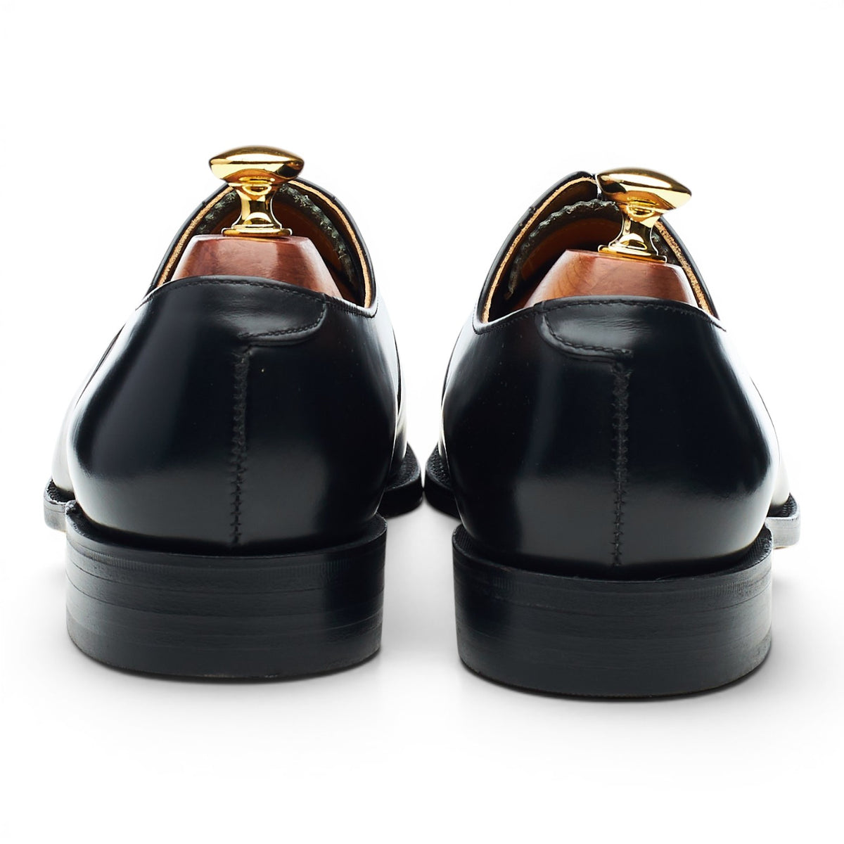 '747' Black Leather Oxford UK 9 F