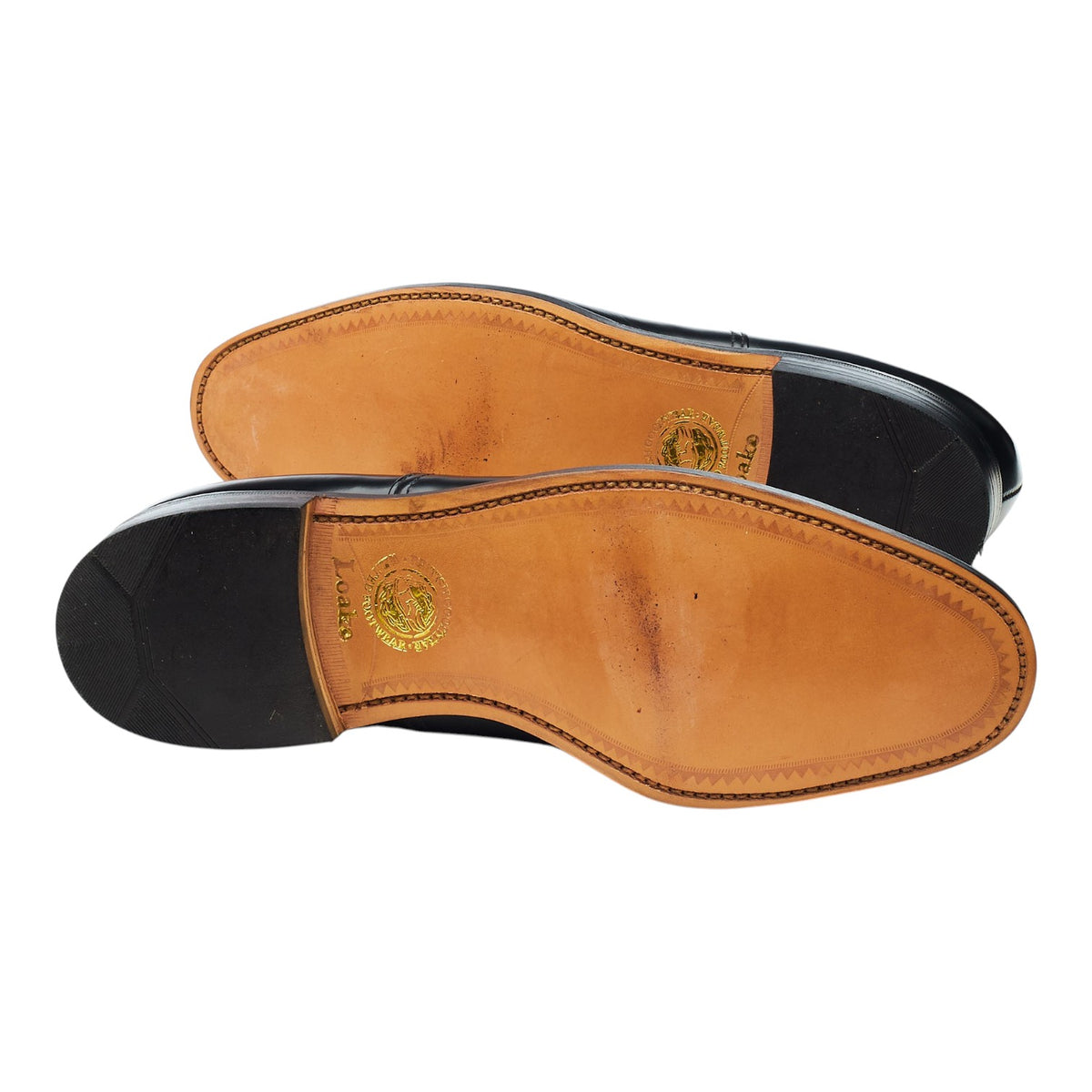 '747' Black Leather Oxford UK 9 F