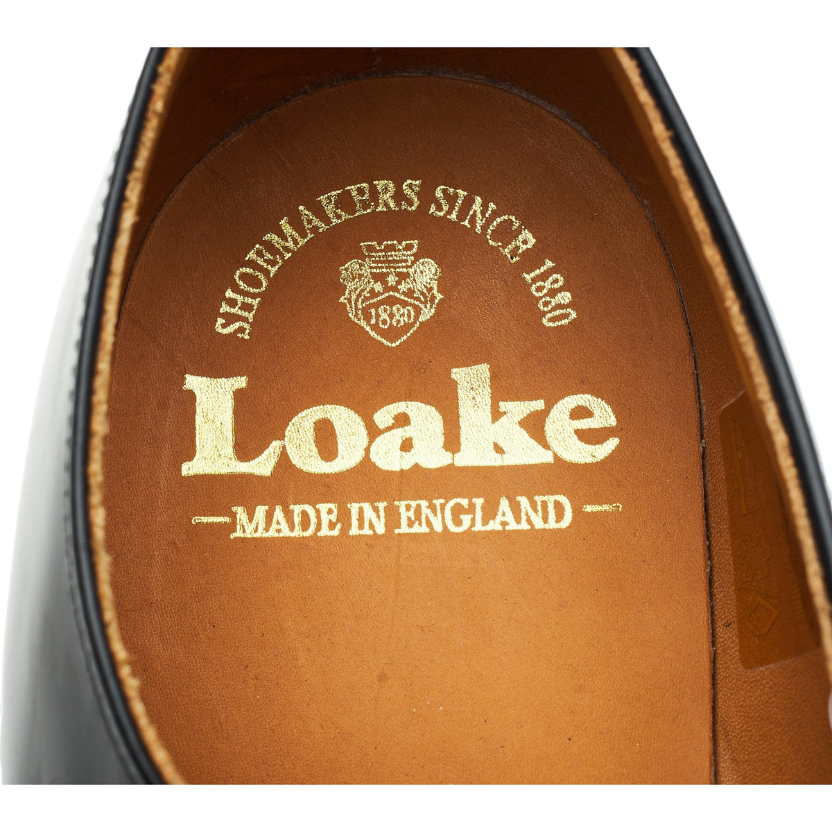 '747' Black Leather Oxford UK 9 F