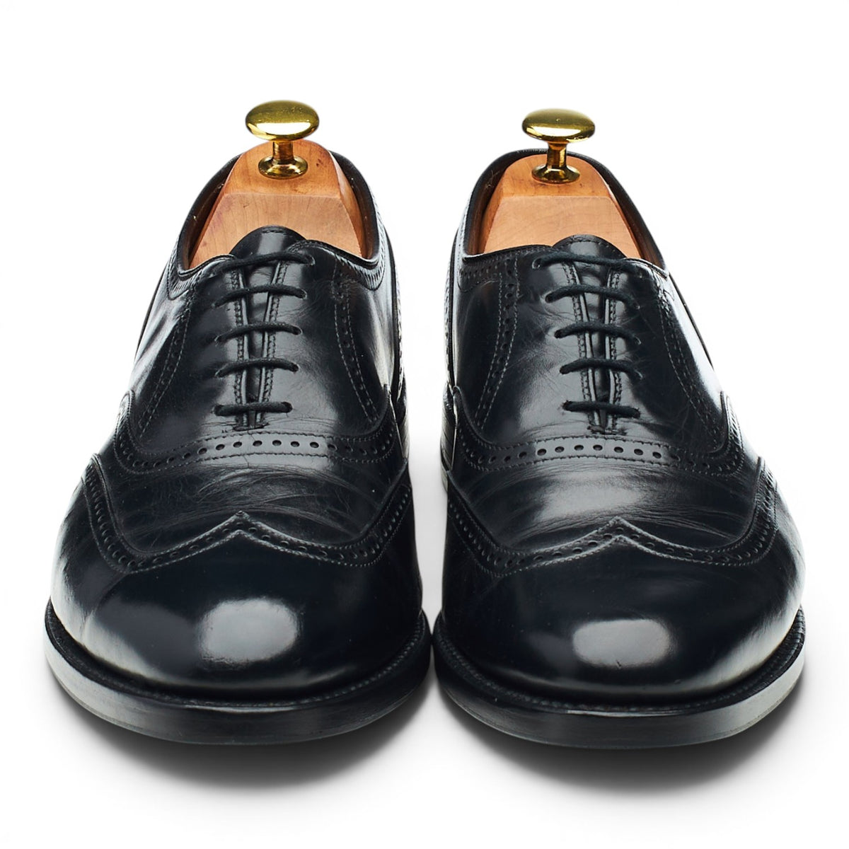 'Marlow' Black Leather Oxford Brogues UK 9.5 US 10.5 B
