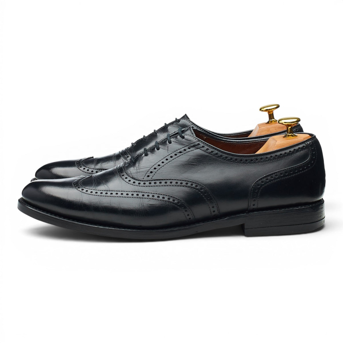 'Marlow' Black Leather Oxford Brogues UK 9.5 US 10.5 B