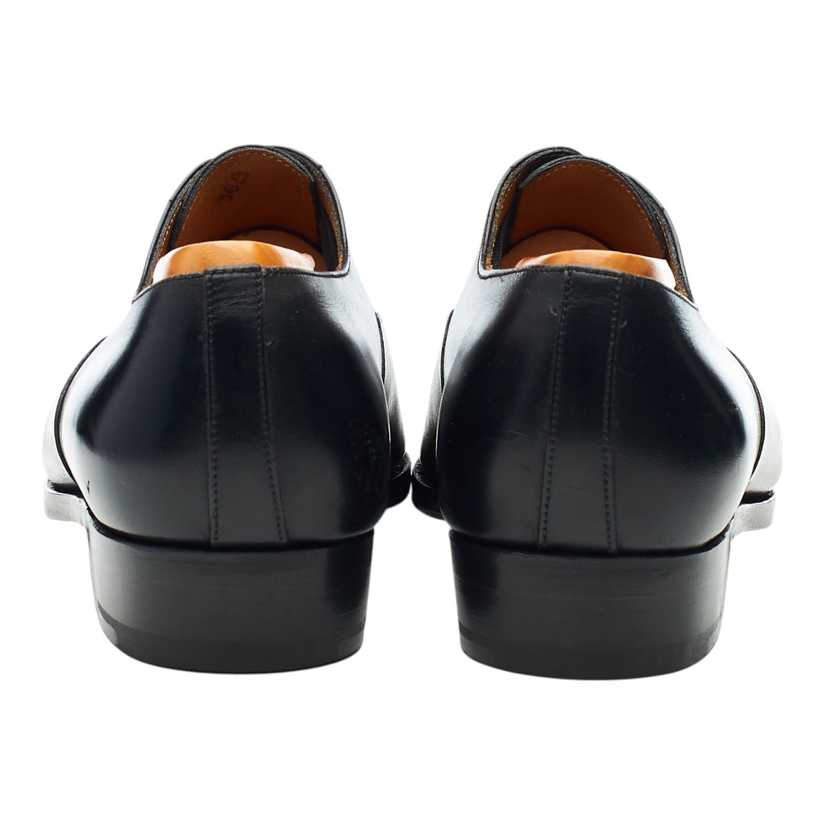 '415' Black Leather Oxford 6 D UK 6.5