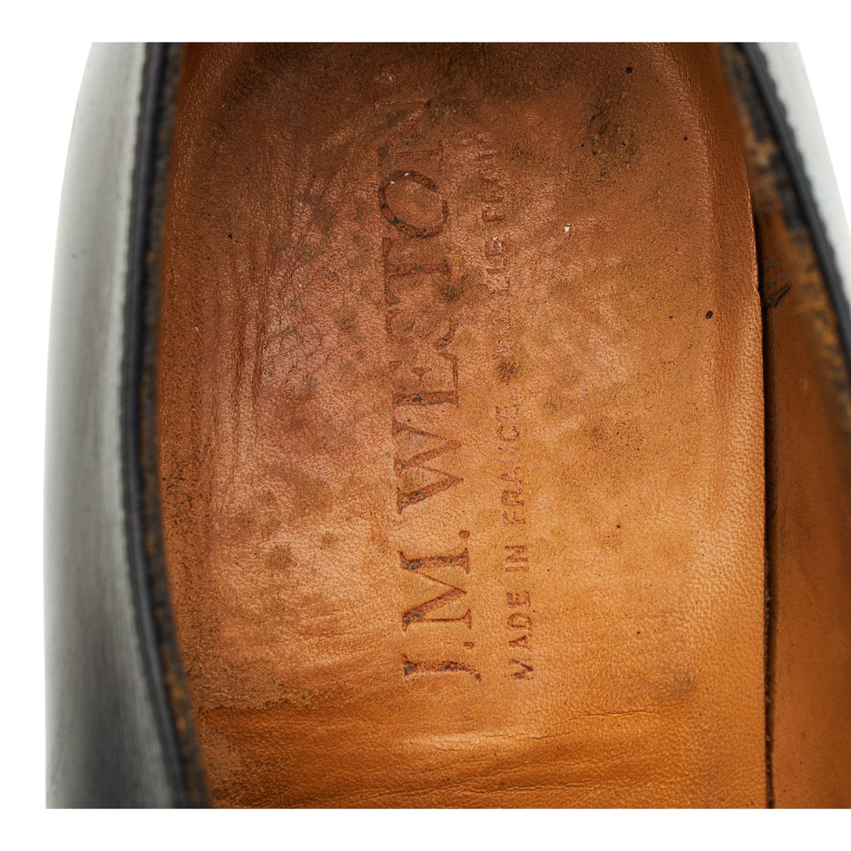 '415' Black Leather Oxford 6 D UK 6.5