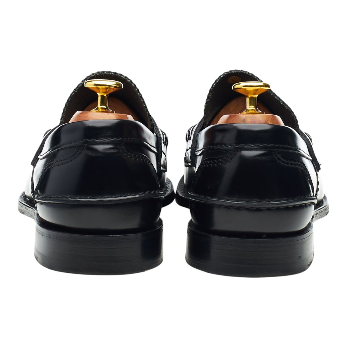 'Tunbridge' Black Leather Loafers UK 8.5 G