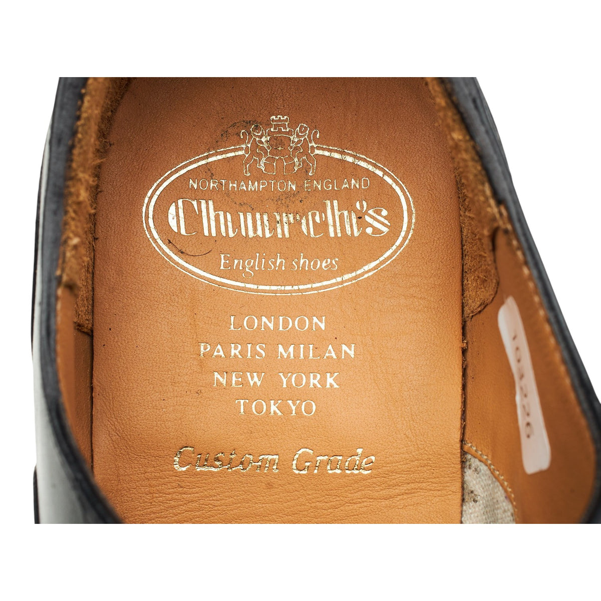 'Sheldon' Black Leather Oxford UK 8 F