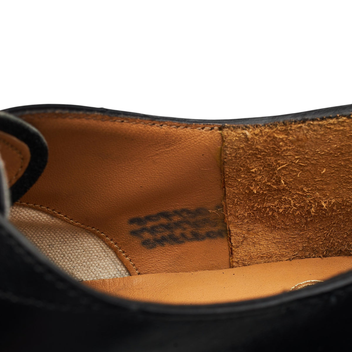 'Sheldon' Black Leather Oxford UK 8 F