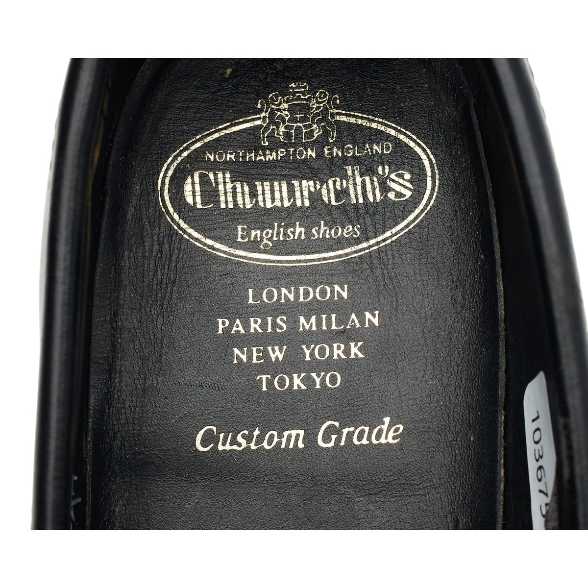 'Parham' Black Leather Split Toe Loafers UK 8 F