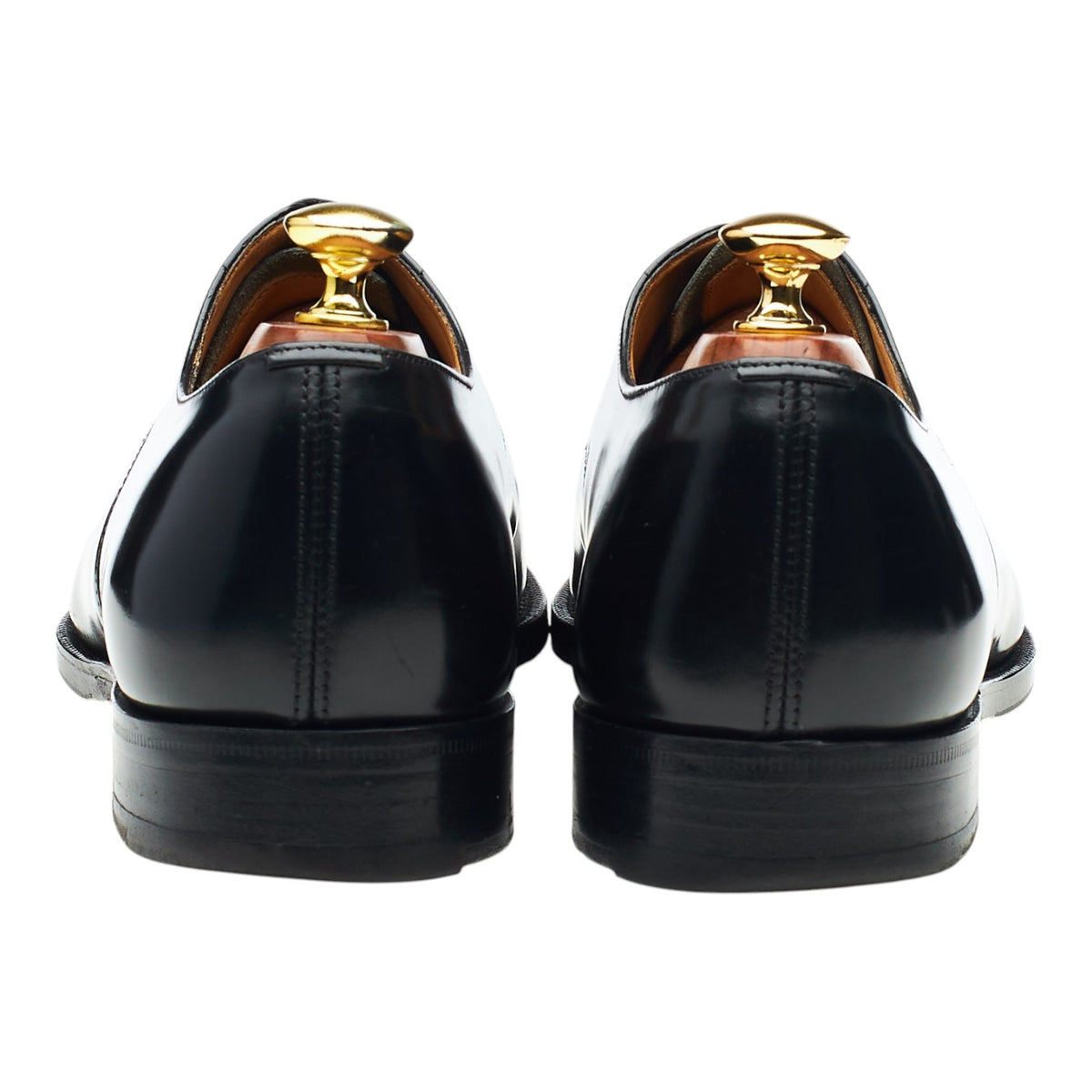 'Consul' Black Leather Oxford UK 8 F