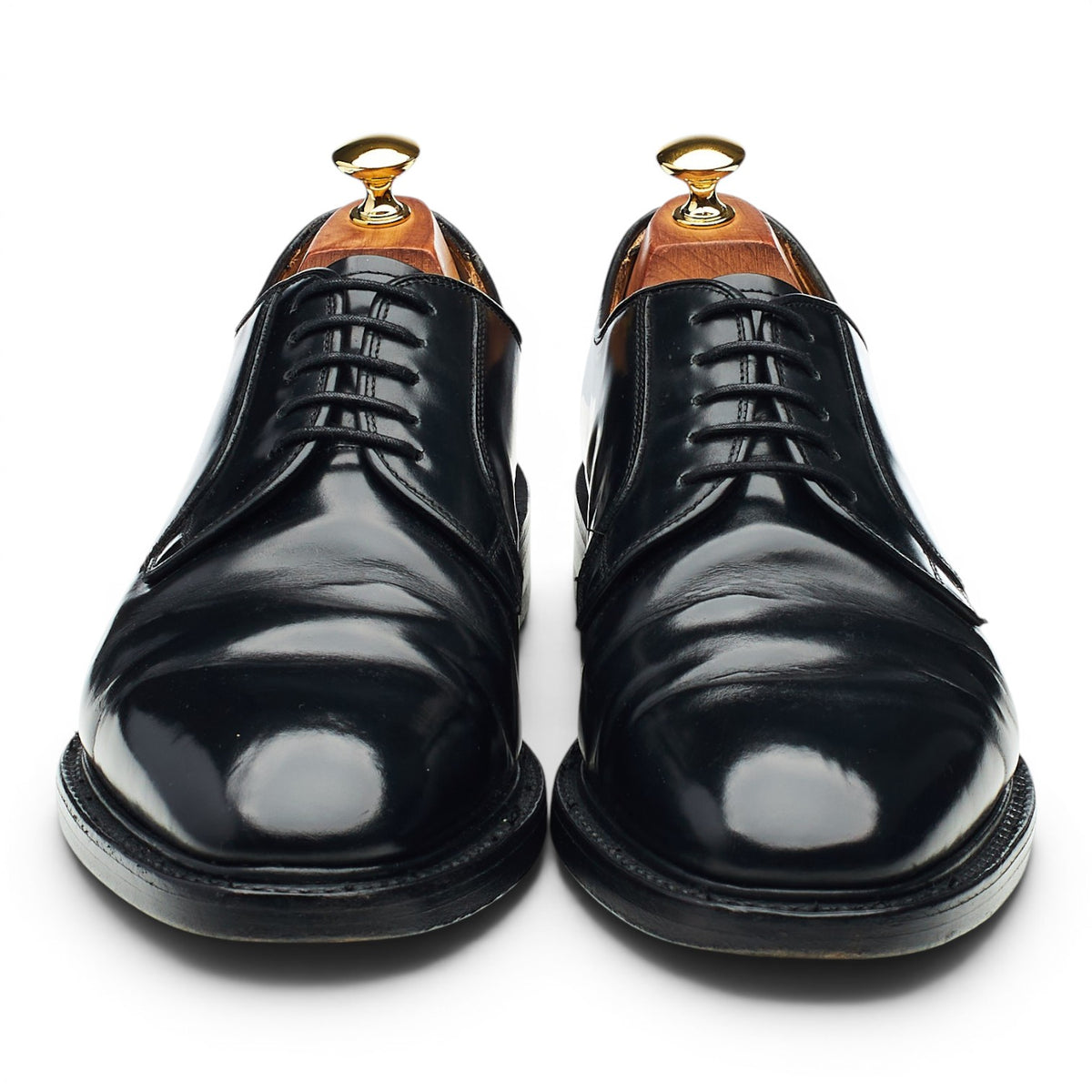 '771' Black Leather Derby UK 10 F