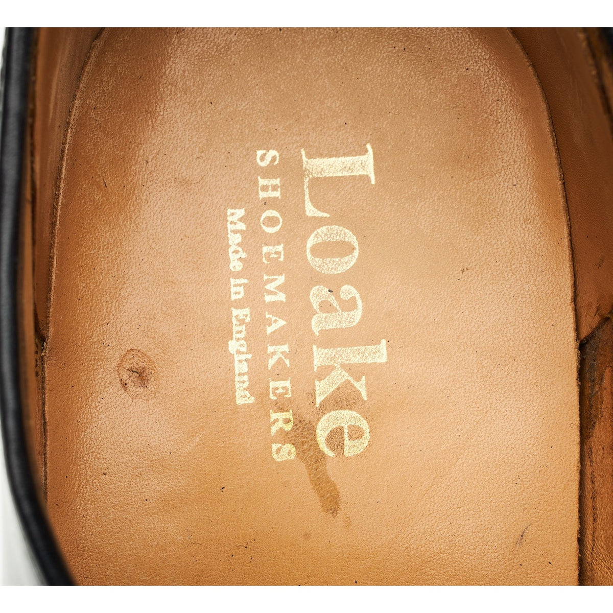 '771' Black Leather Derby UK 10 F