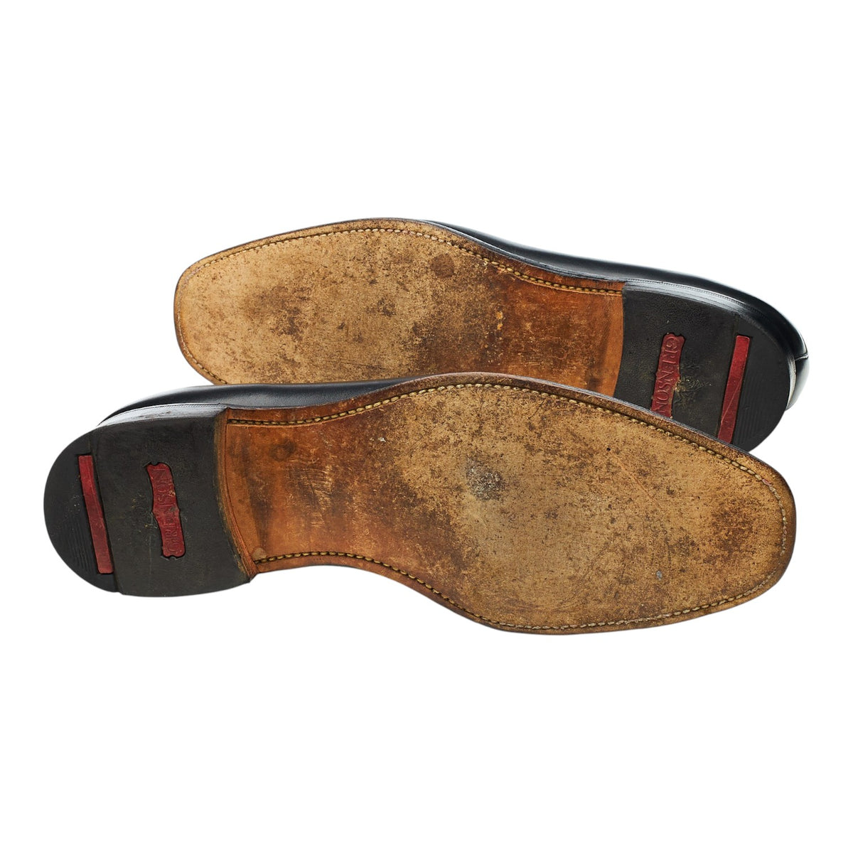 Black Leather Wholecut Oxford UK 8.5 F