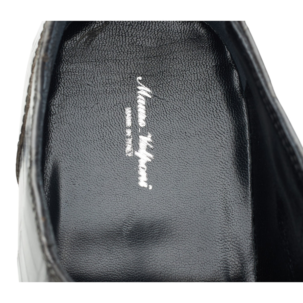 Grey Alligator Leather Monk Strap UK 12 EU 46