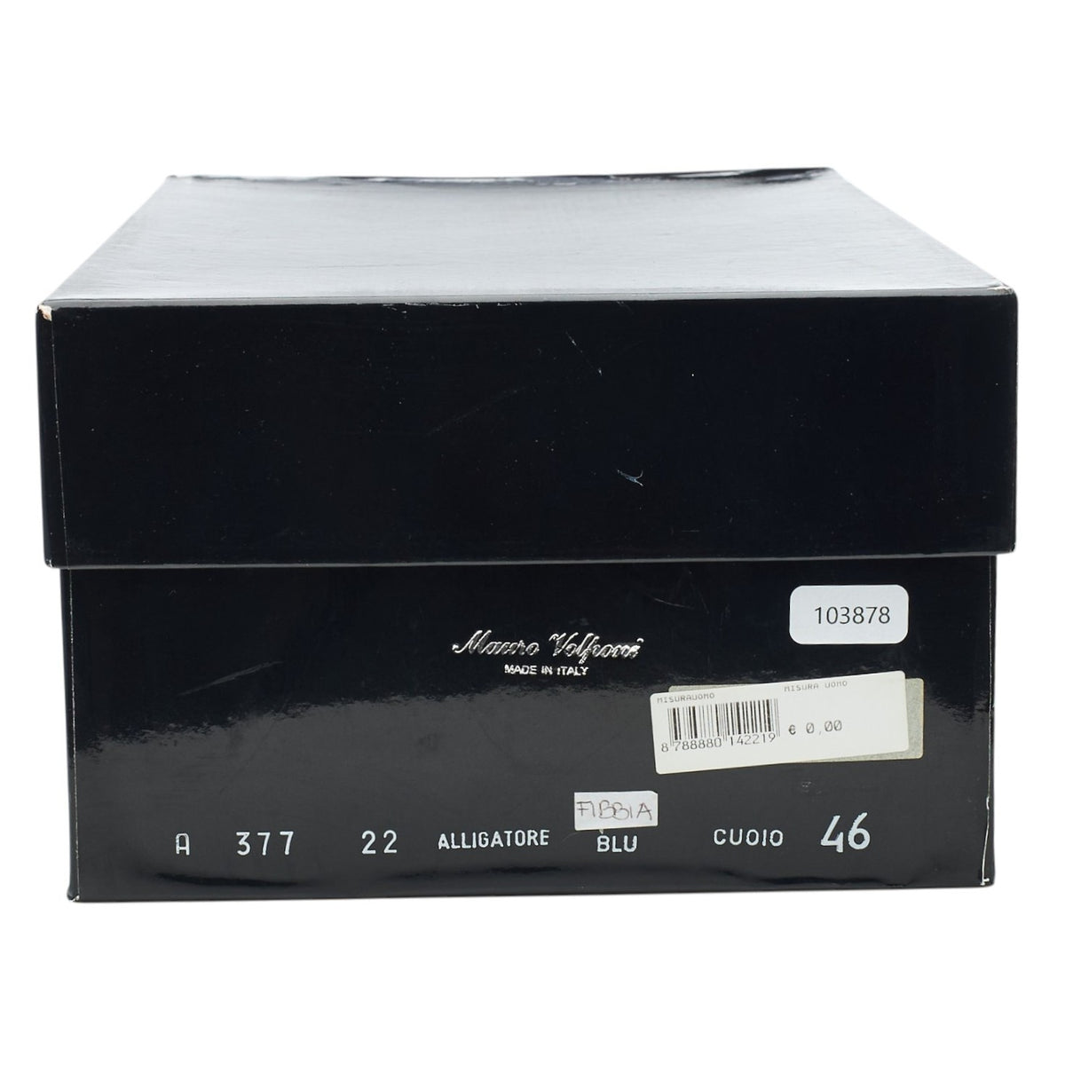 Grey Alligator Leather Monk Strap UK 12 EU 46