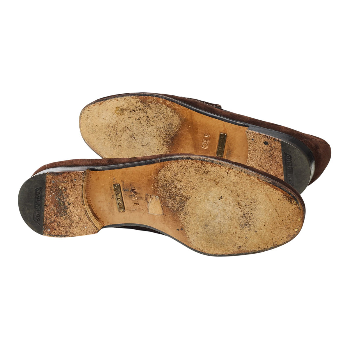 Dark Brown Suede Horsebit Loafers UK 8.5 EU 42.5 E