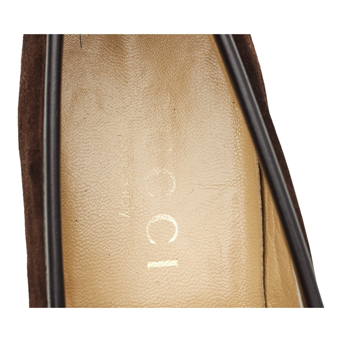 Dark Brown Suede Horsebit Loafers UK 8.5 EU 42.5 E