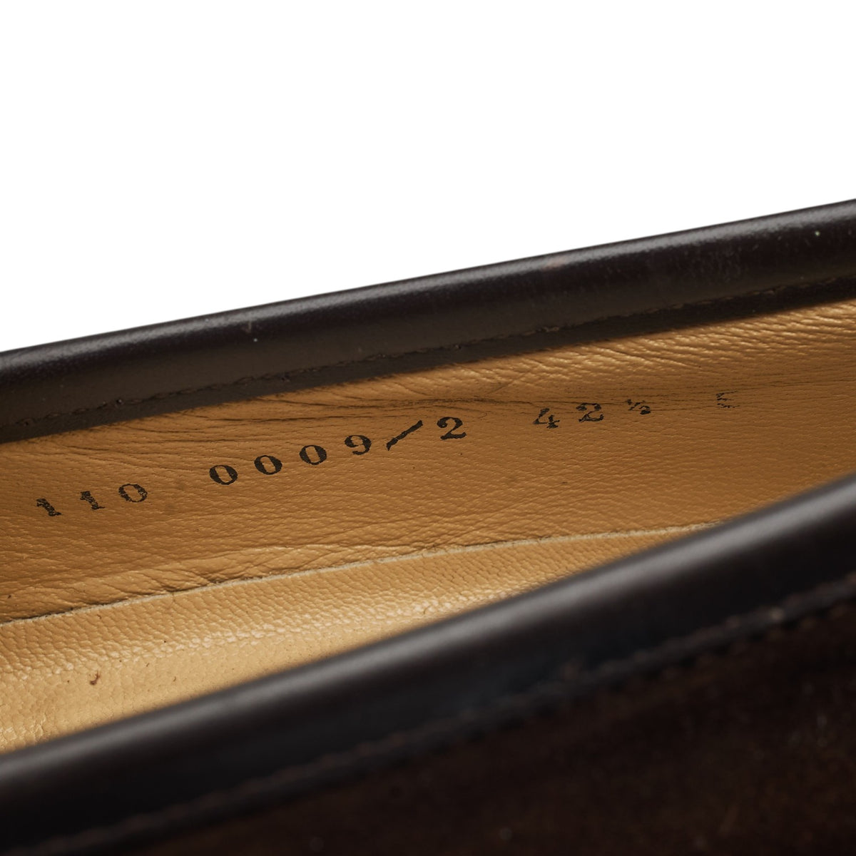 Dark Brown Suede Horsebit Loafers UK 8.5 EU 42.5 E