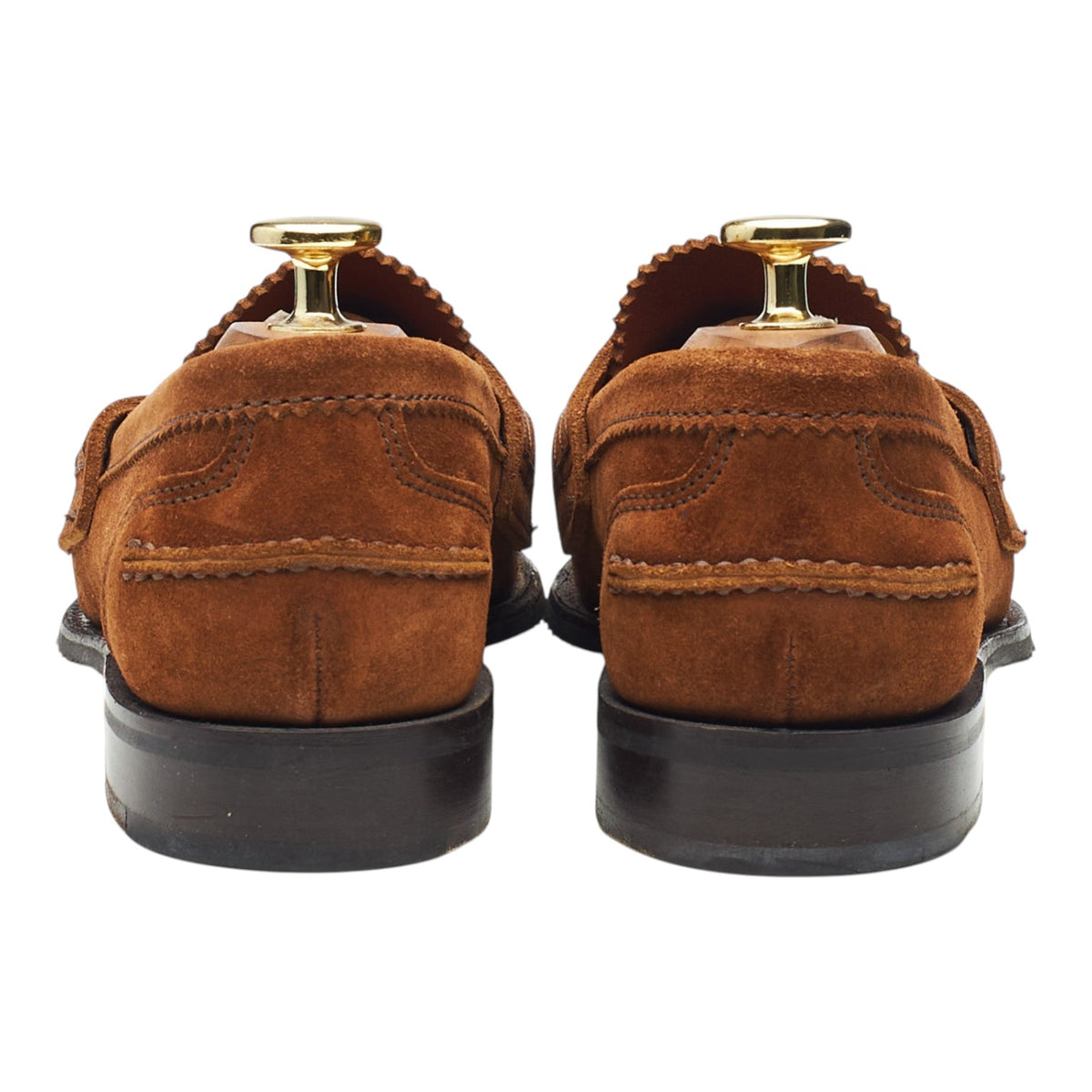 Women's 'Polly' Snuff Brown Suede Tassel Loafers UK 3 D